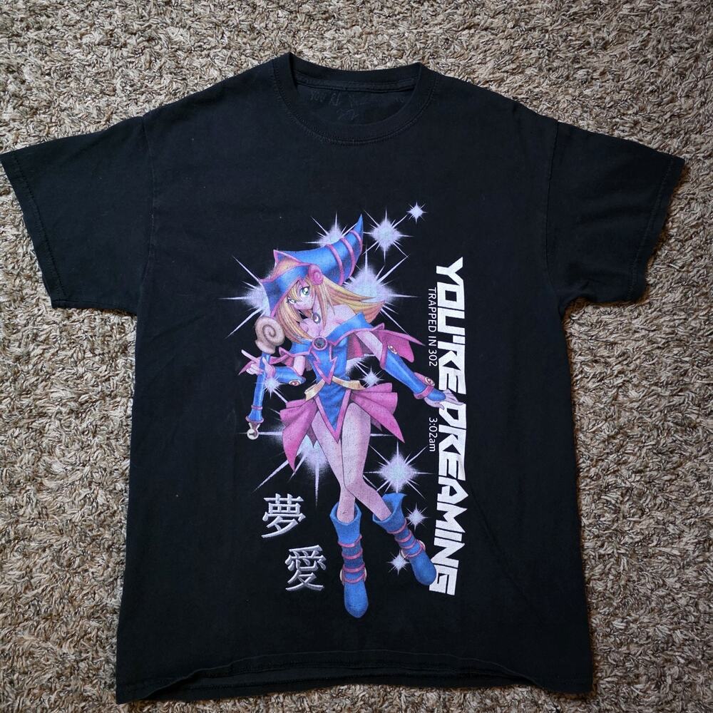 Yu-Gi-Oh! Dark Magician Girl Anime T-Shirt Medium You're Dreaming Trapped in 302